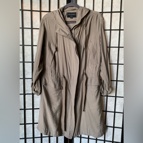 ALL SAINTS Kinsley Parka Size Small - Picture 5 of 9